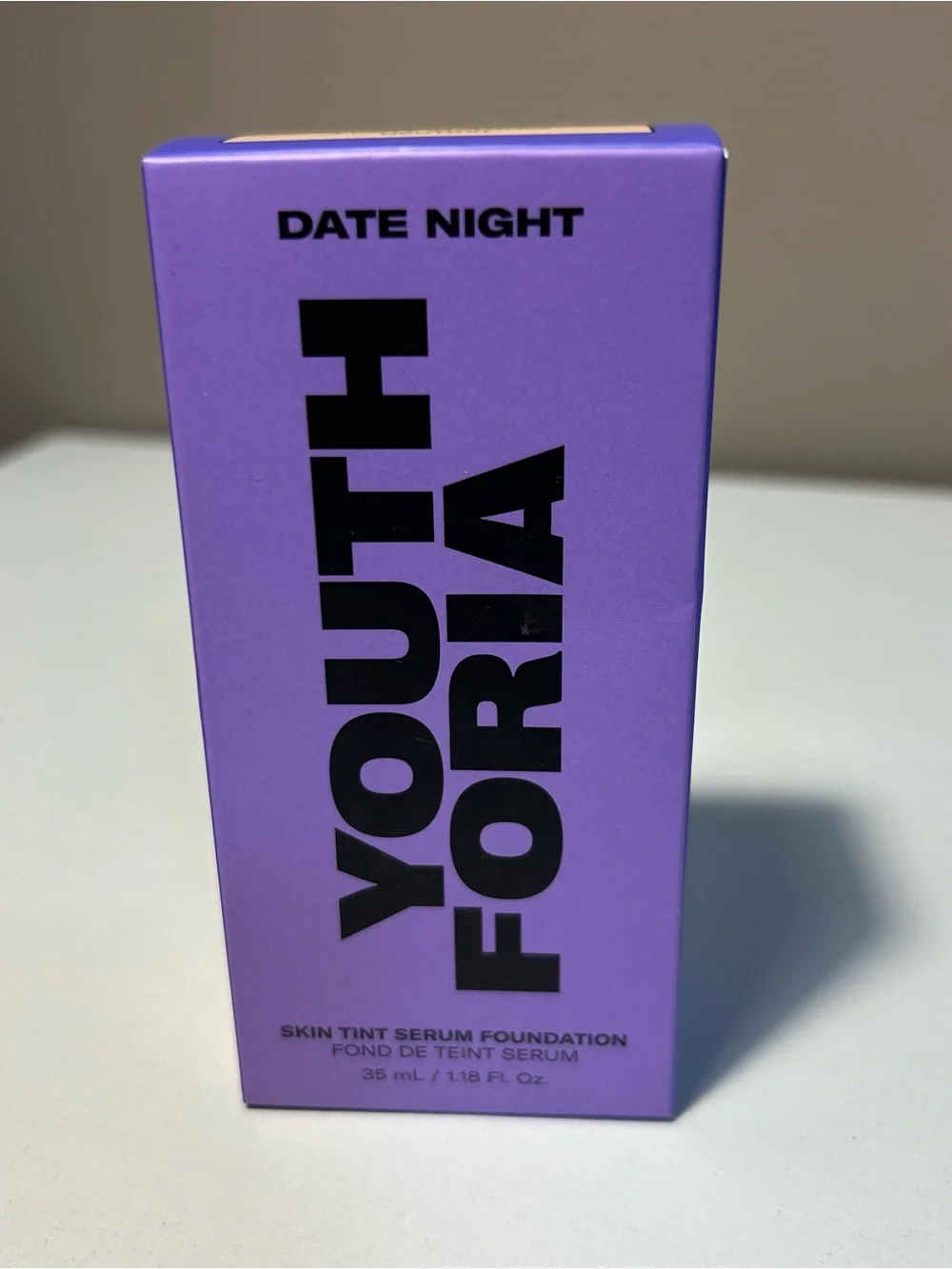 Youth Foria Date Night Skin Tint Serum Foundation 245 LIGHT TO LIGHT MEDIUM NIB